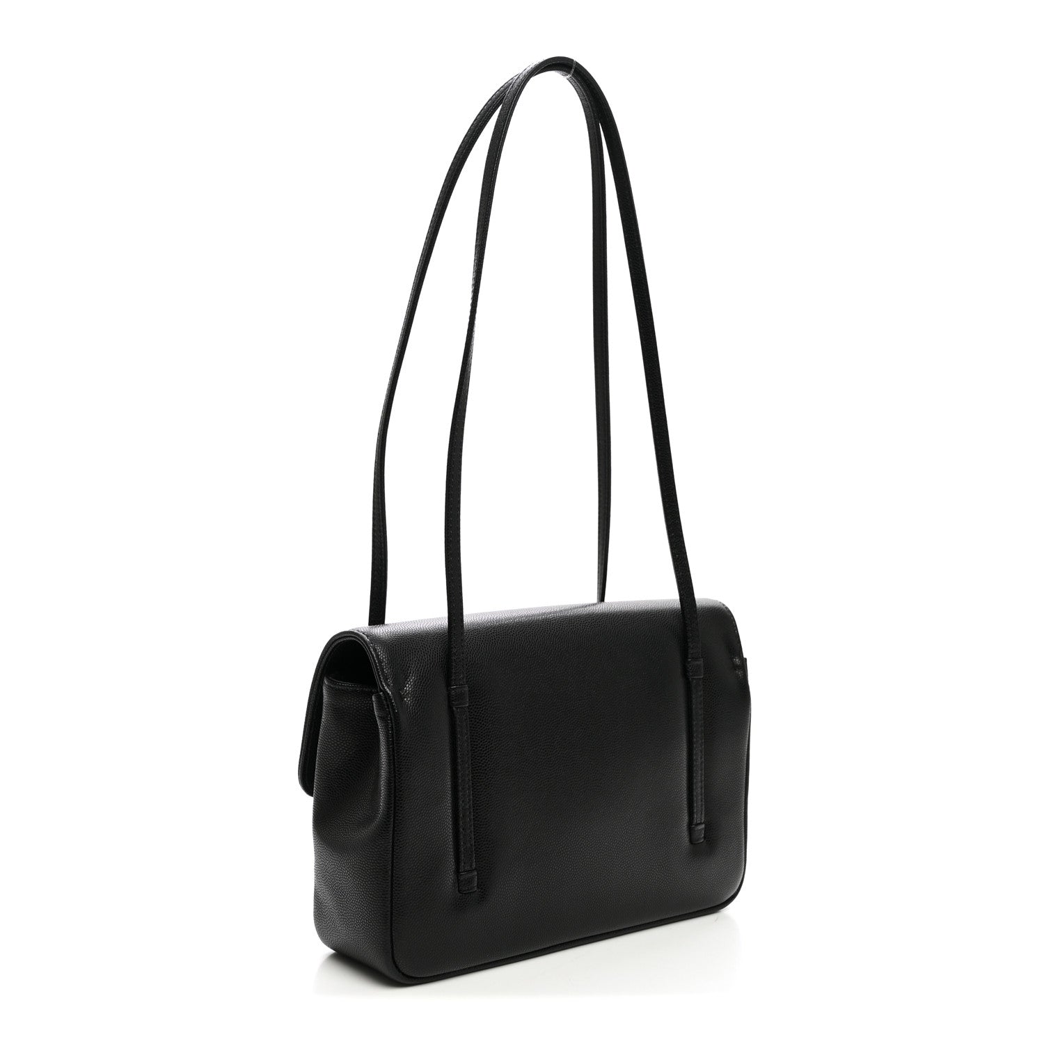 Shiny Caviar Preppy Coco Small Flap Navy — view 3