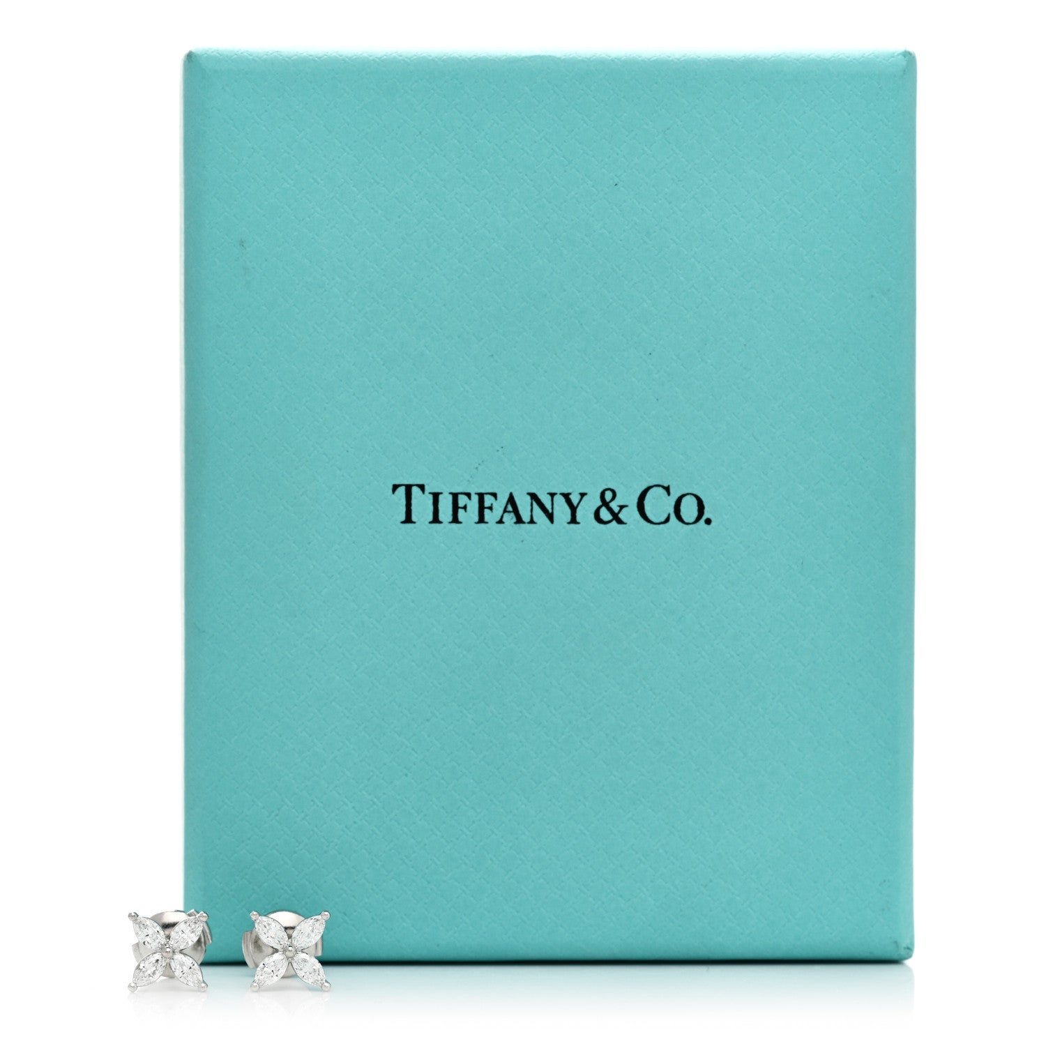 Platinum Diamond .92ct Medium Victoria Earrings — view 5