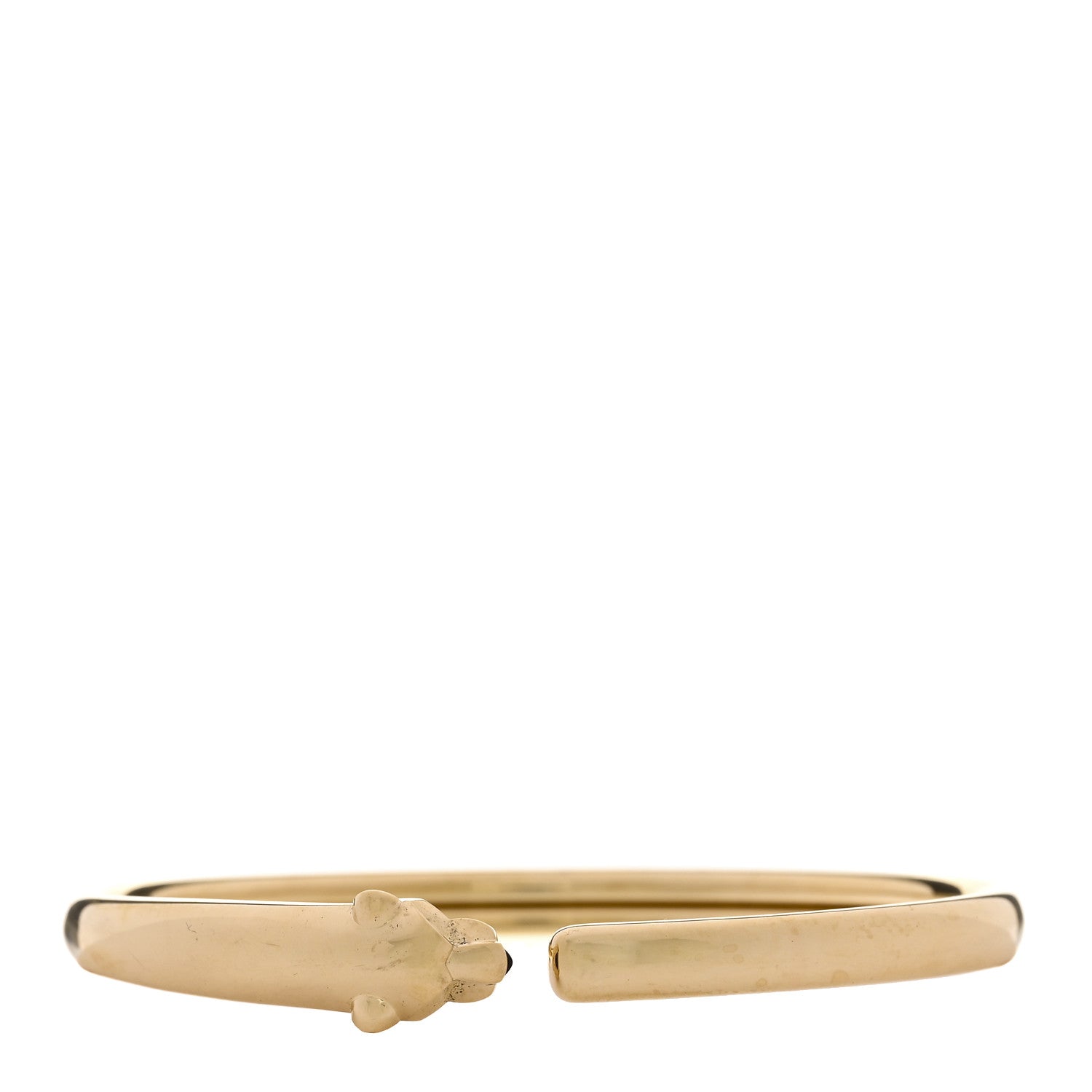 18K Yellow Gold Tsavorite Black Onyx Panthere De Cartier Bracelet 16 — view 2