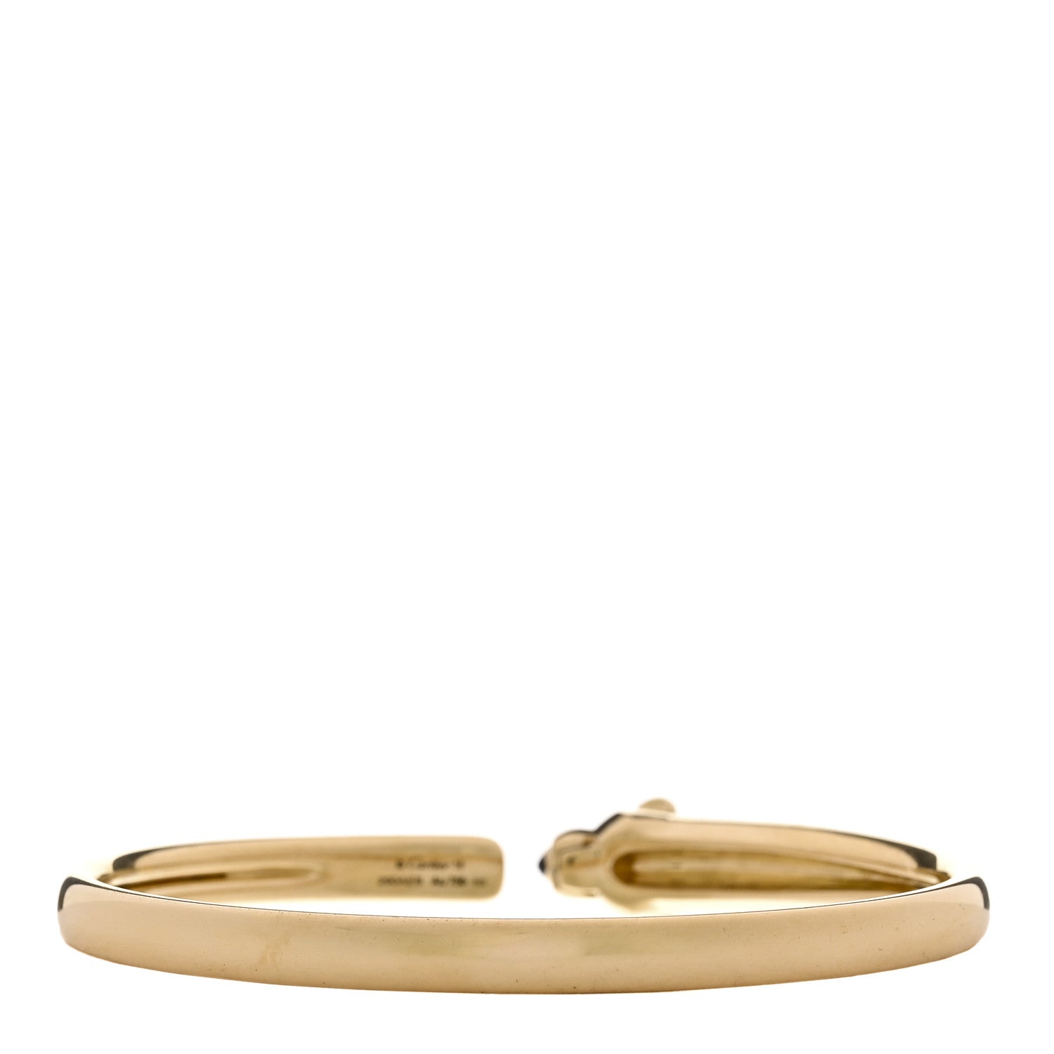 18K Yellow Gold Tsavorite Black Onyx Panthere De Cartier Bracelet 16 — view 3
