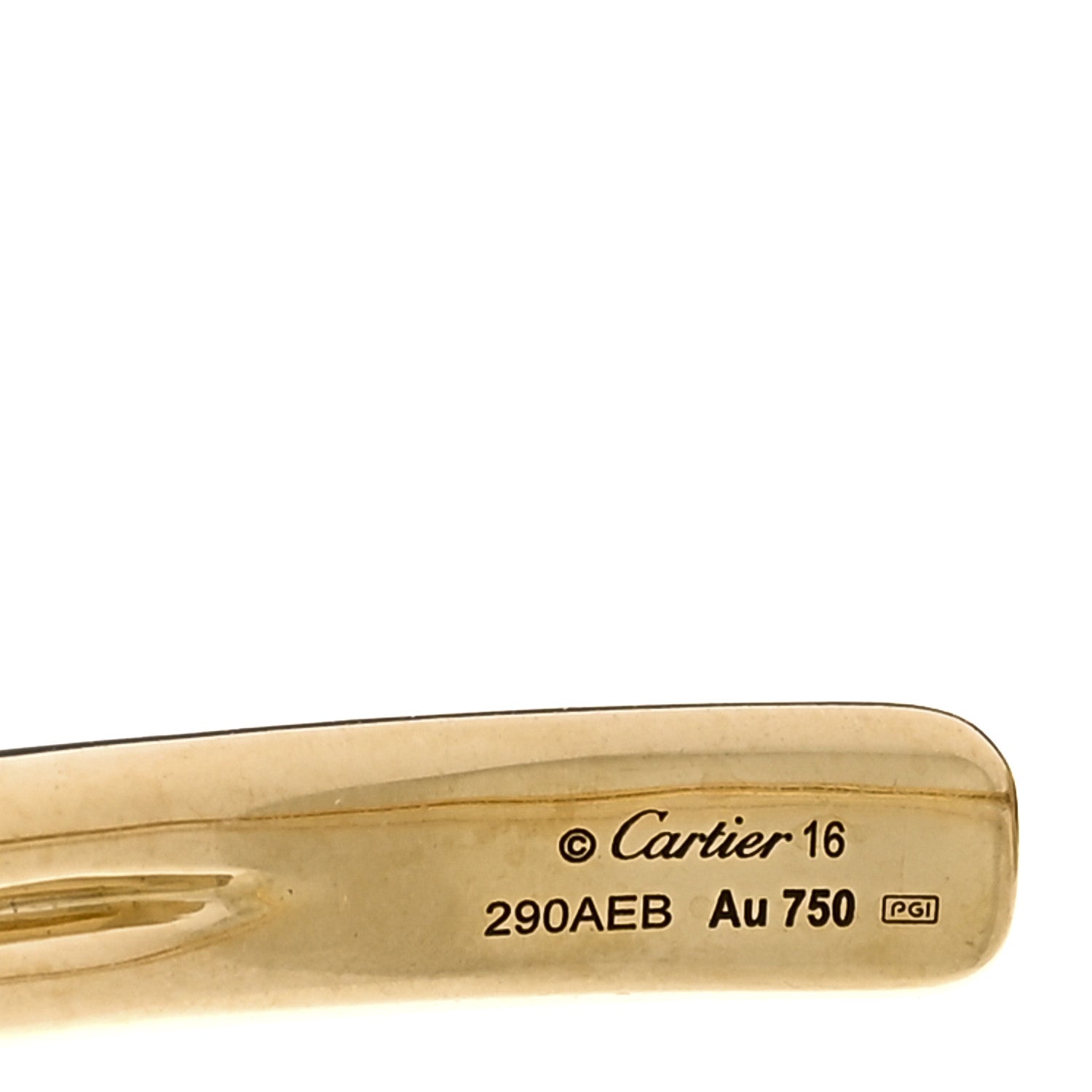18K Yellow Gold Tsavorite Black Onyx Panthere De Cartier Bracelet 16 — view 4