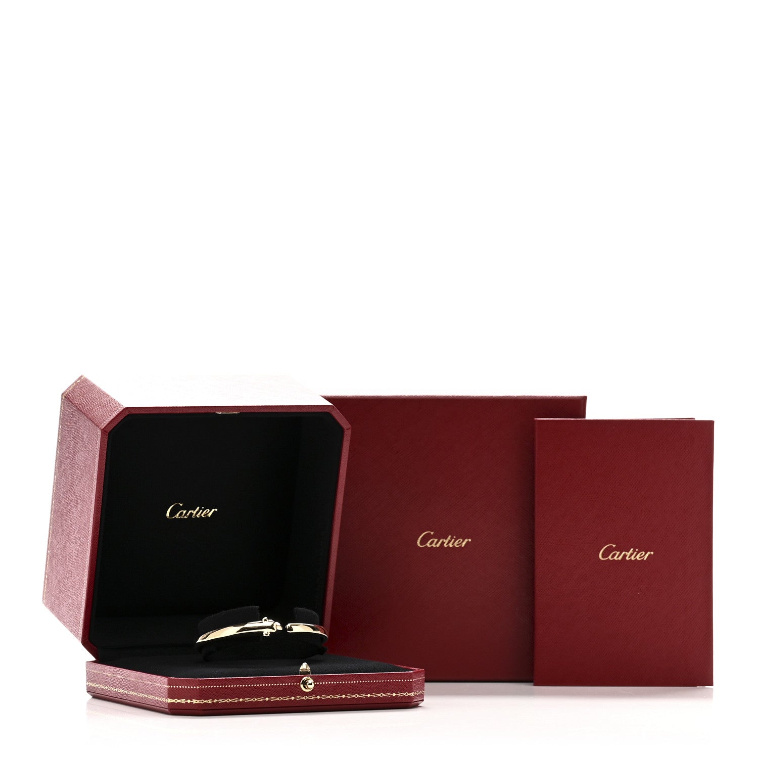 18K Yellow Gold Tsavorite Black Onyx Panthere De Cartier Bracelet 16 — view 5