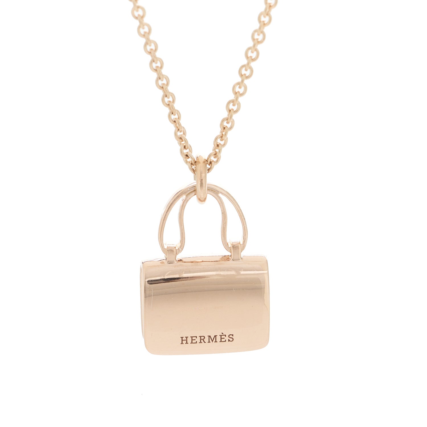 18K Rose Gold Diamond Constance Amulettes Pendant Necklace — view 5
