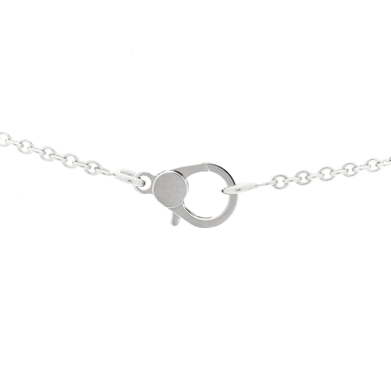 18K White Gold Diamond Finesse Pendant Necklace — view 4