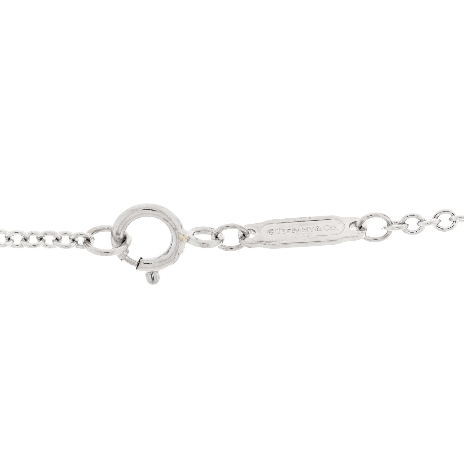 18K White Gold Diamond Knot Pave Necklace — view 5