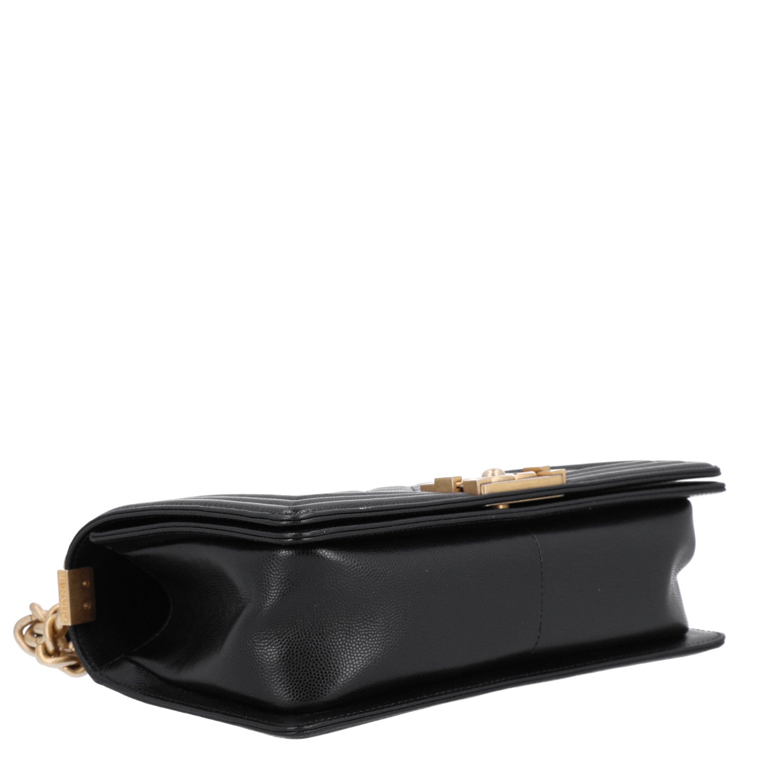 Caviar Quilted Medium Boy Flap Black — view 4