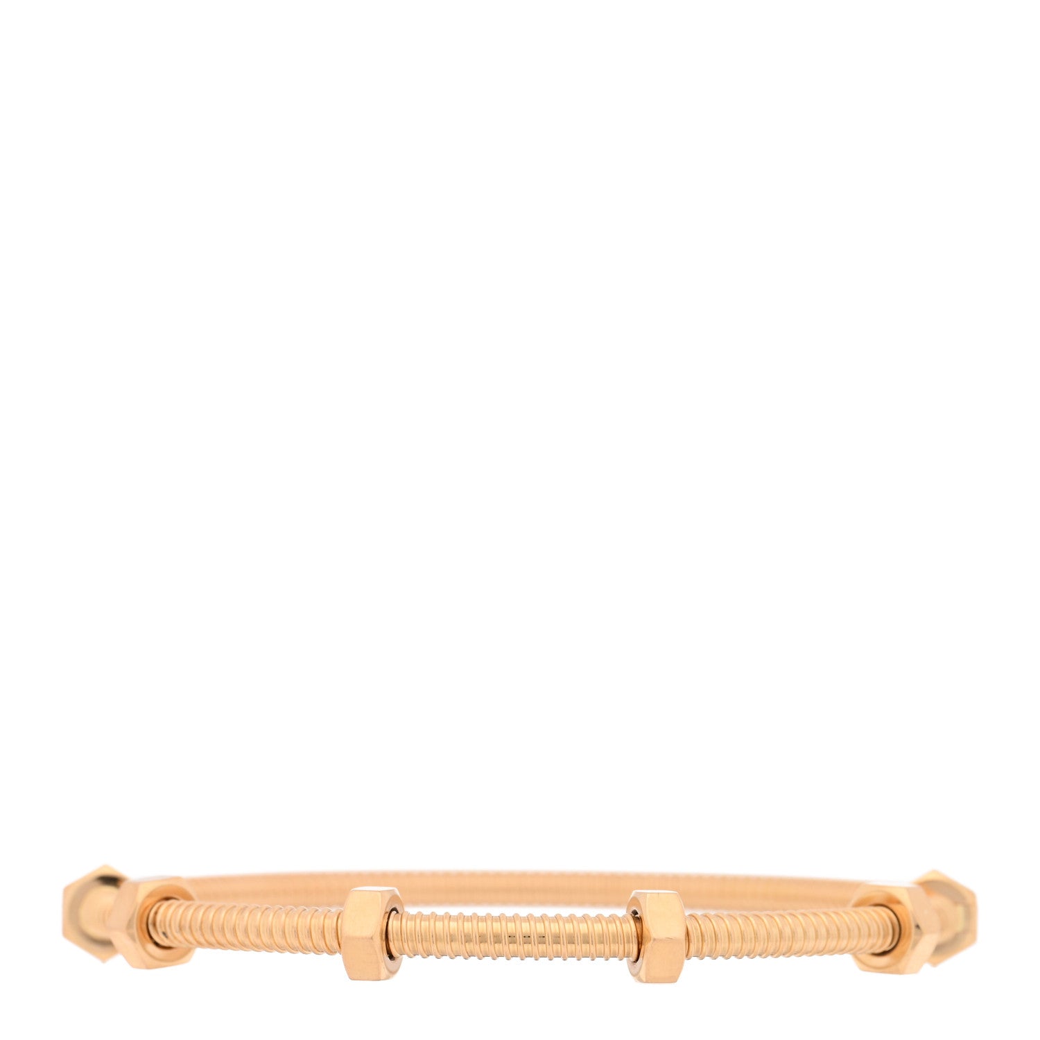 18K Pink Gold Ecrou de Cartier Bracelet 17