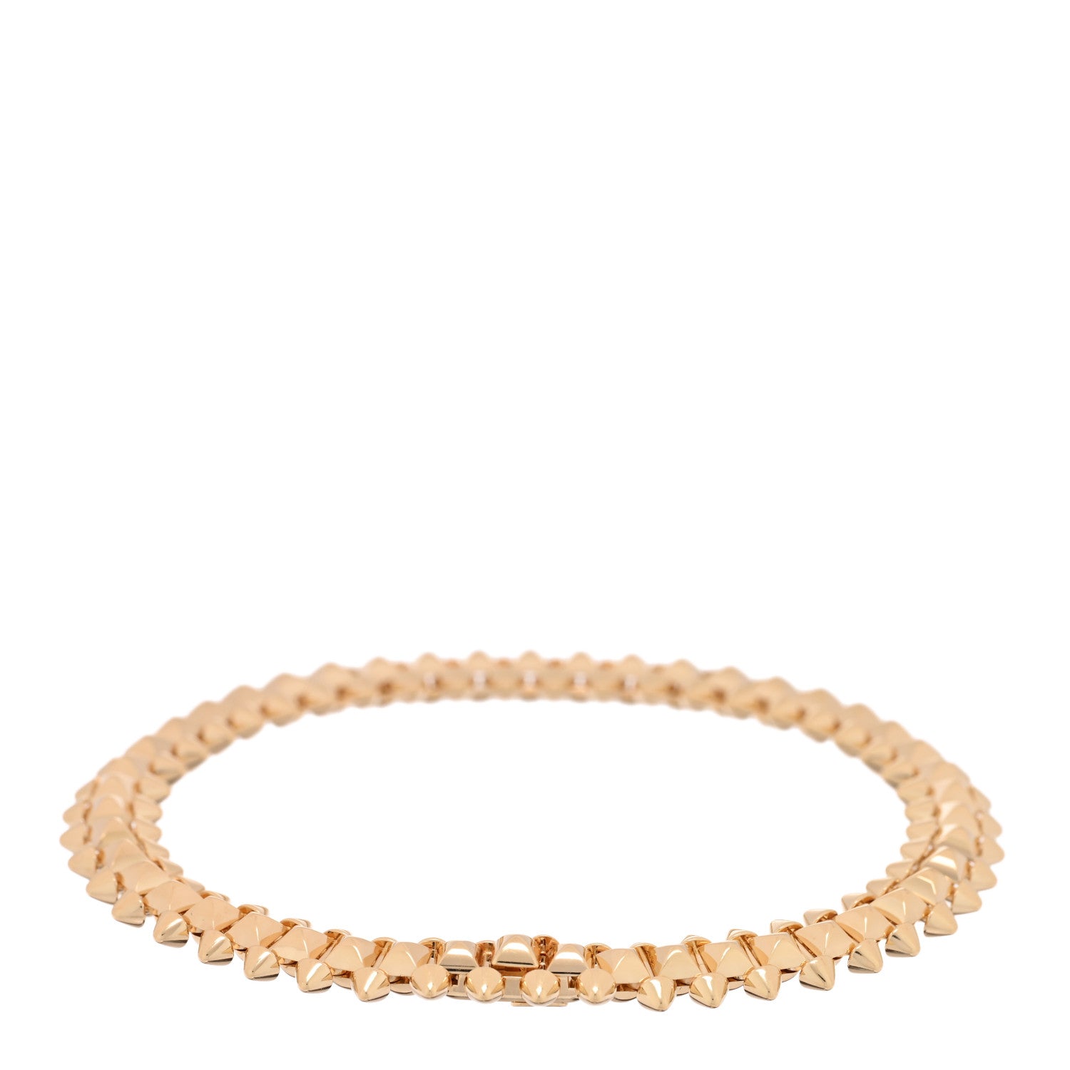 18K Yellow Gold Medium Clash De Cartier Flexible Bracelet 17 — view 2