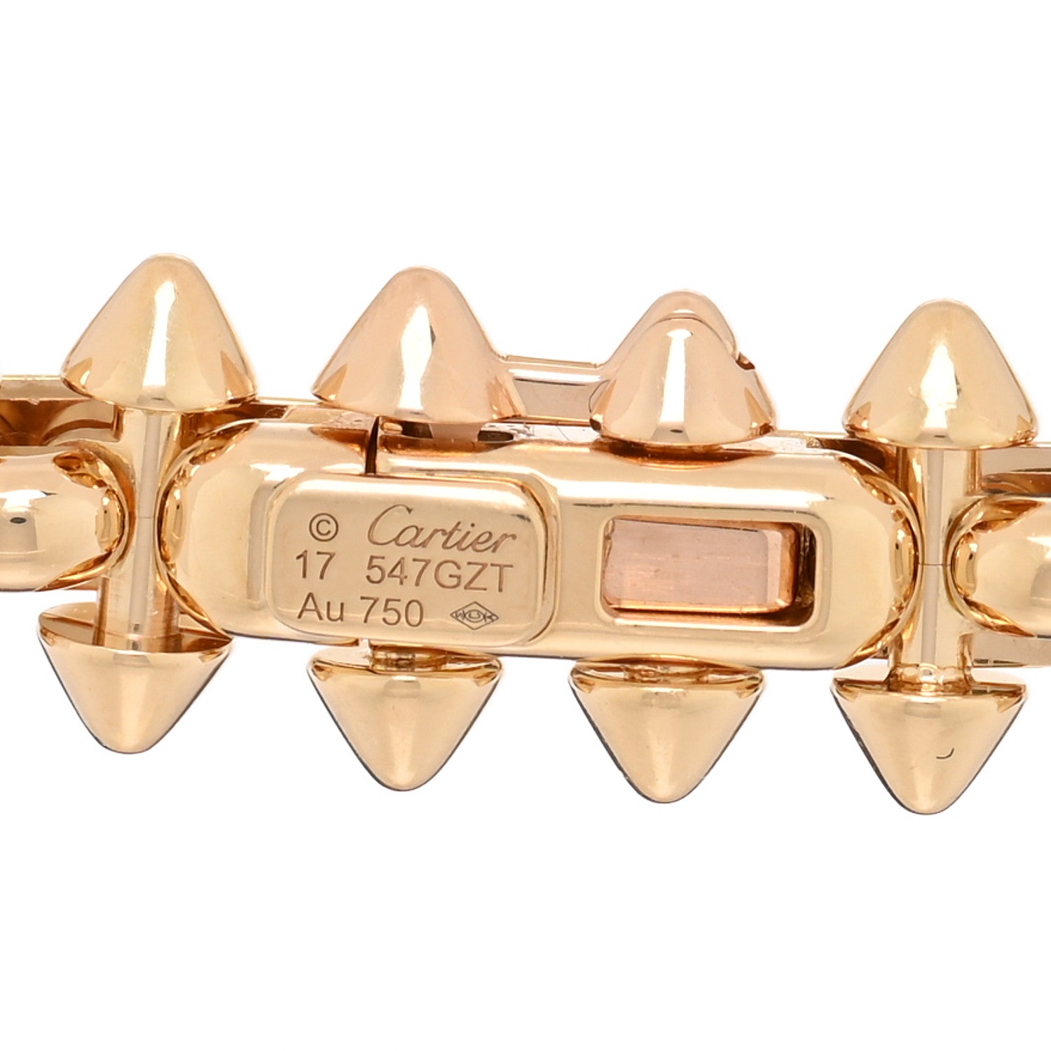 18K Yellow Gold Medium Clash De Cartier Flexible Bracelet 17 — view 3