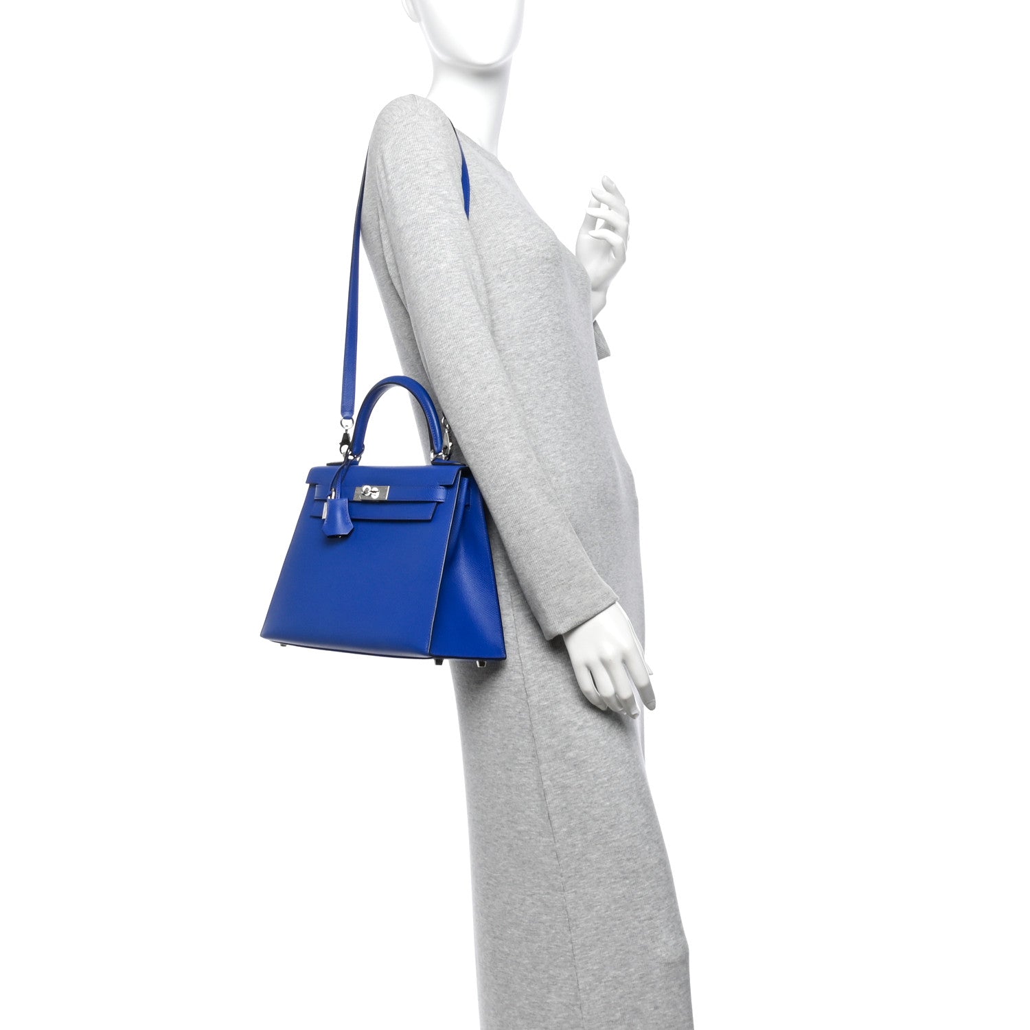 Epsom Verso Kelly Sellier 28 Bleu Royal Anemone — view 2