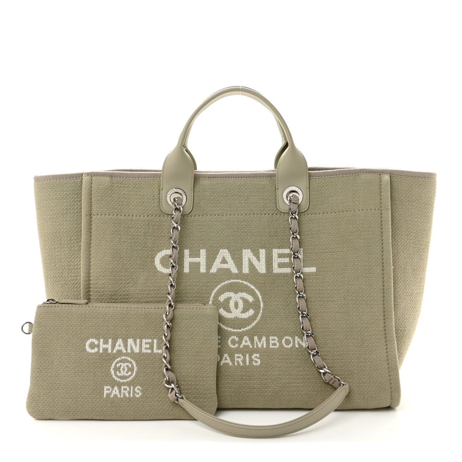 Mixed Fibers Medium Deauville Tote Grey — view 3