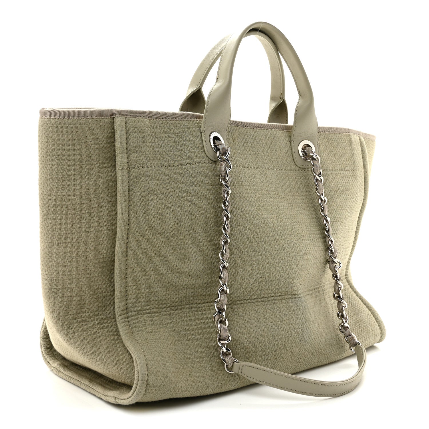 Mixed Fibers Medium Deauville Tote Grey — view 4