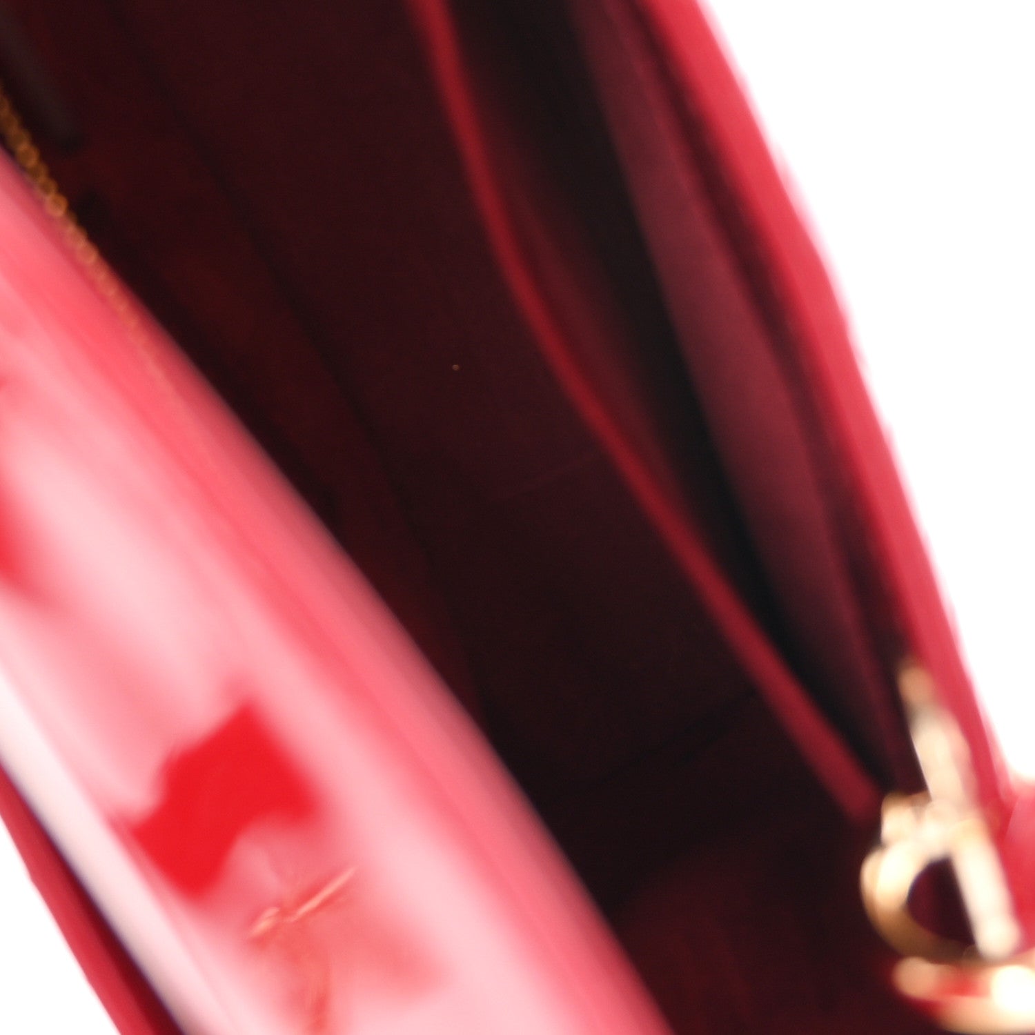Patent Cannage Small Lady Dior Cherry Red — view 5