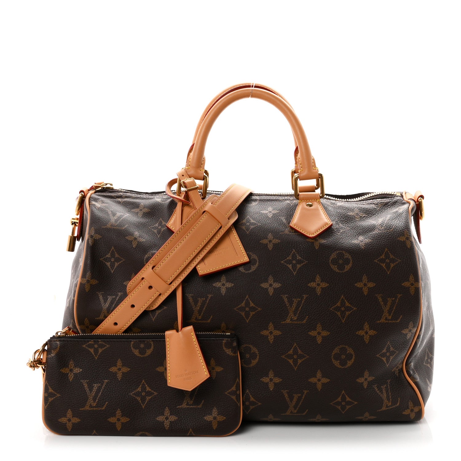 Calfskin Monogram Speedy P9 Bandouliere 40 — view 3