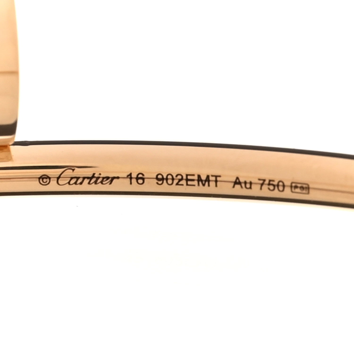 18K Yellow Gold Small Juste Un Clou Bracelet 16 — view 4