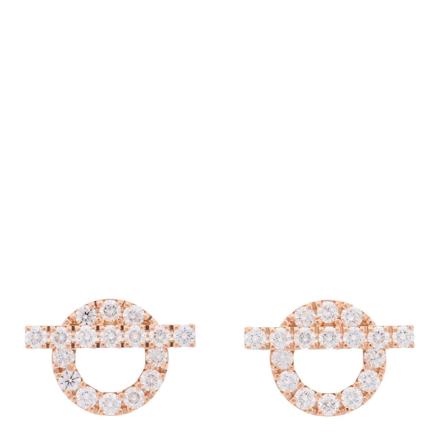 18K Rose Gold Diamond Finesse Earrings