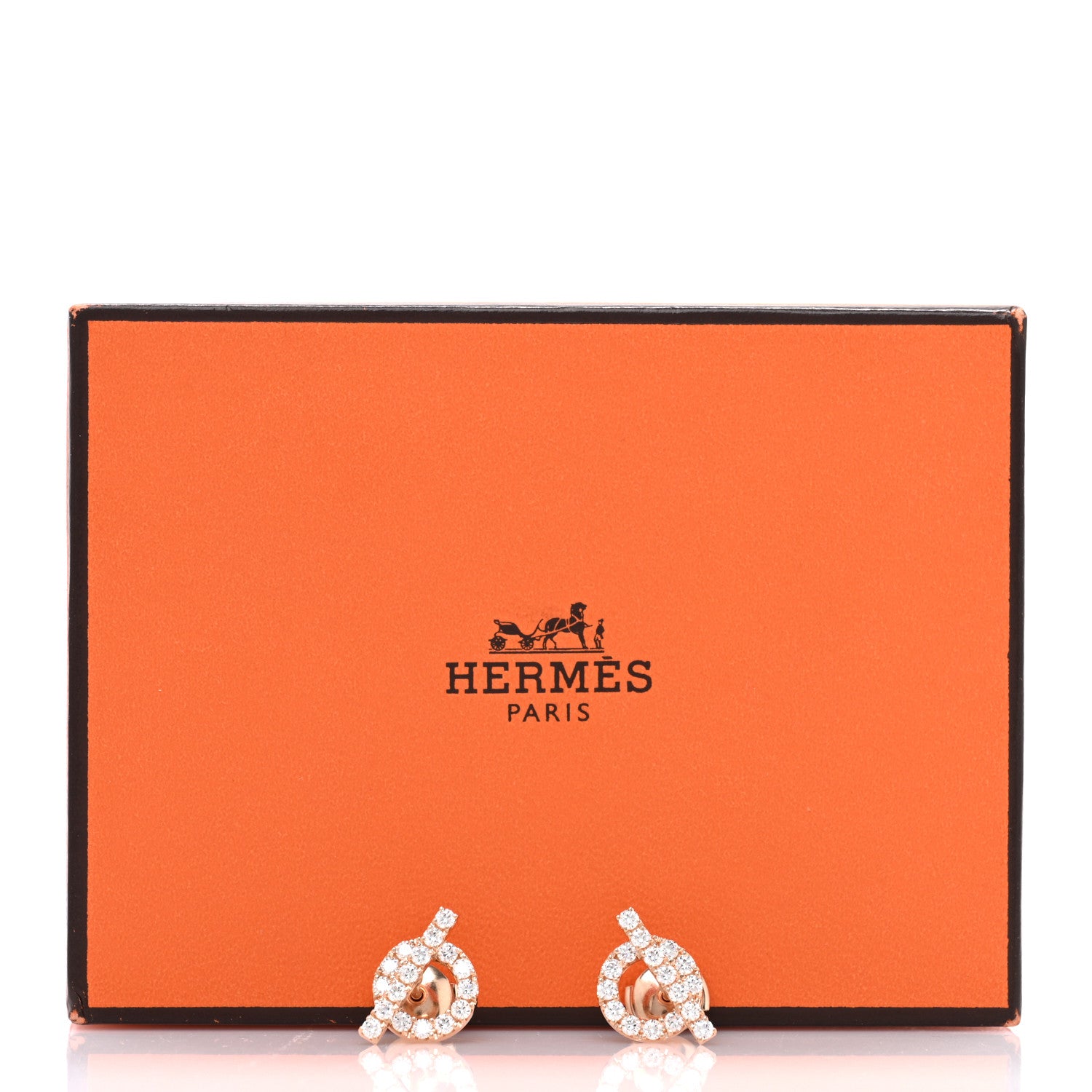 18K Rose Gold Diamond Finesse Earrings — view 5