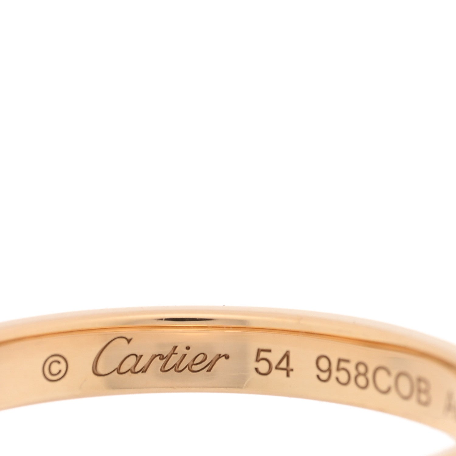 18K Yellow Gold Diamond 2.6mm LOVE Paved Band Ring 54 7 — view 4