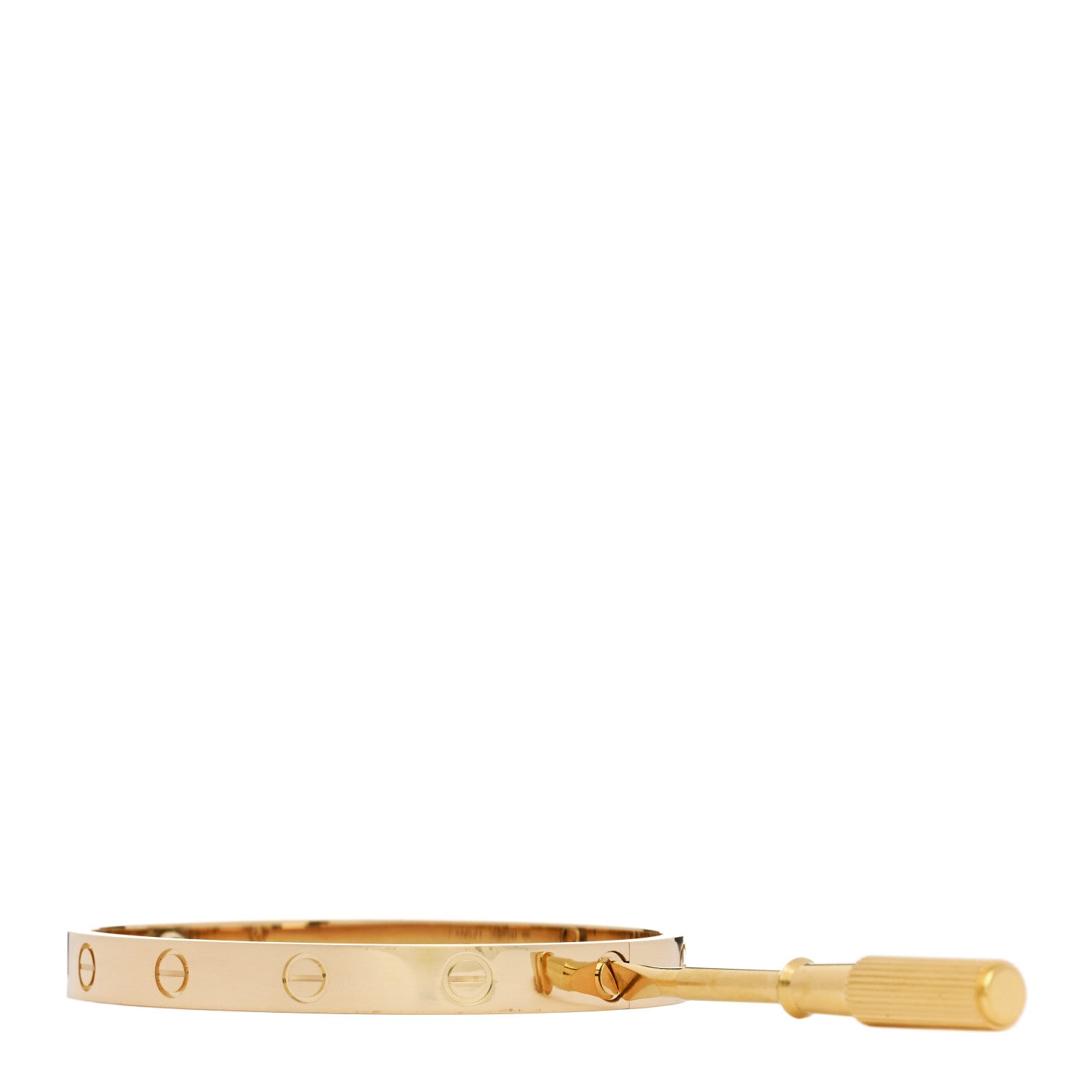 18K Yellow Gold LOVE Bracelet 17 — view 3