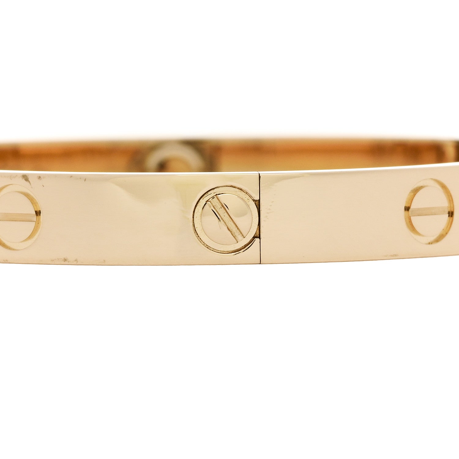 18K Yellow Gold LOVE Bracelet 17 — view 4