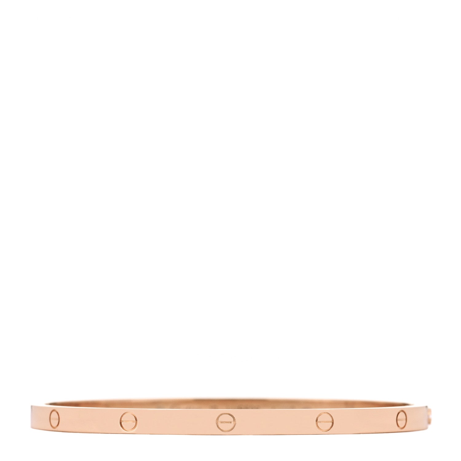 18K Pink Gold Small LOVE Bracelet 17