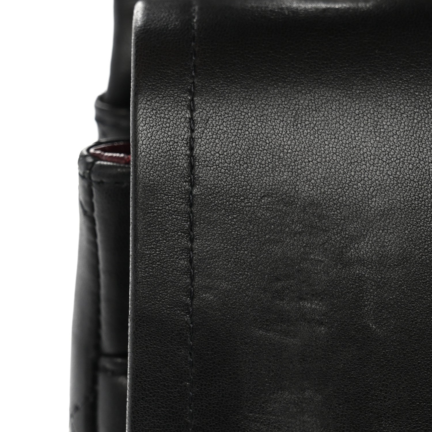 Lambskin Quilted Maxi Double Flap Black — view 5