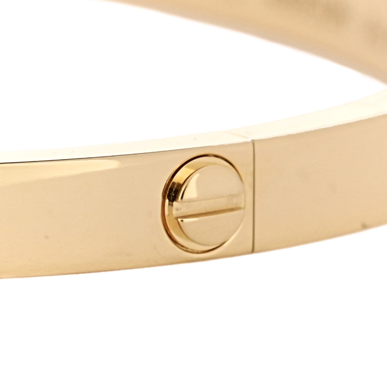 18K Yellow Gold 6 Diamond Small LOVE Bracelet 16 — view 5