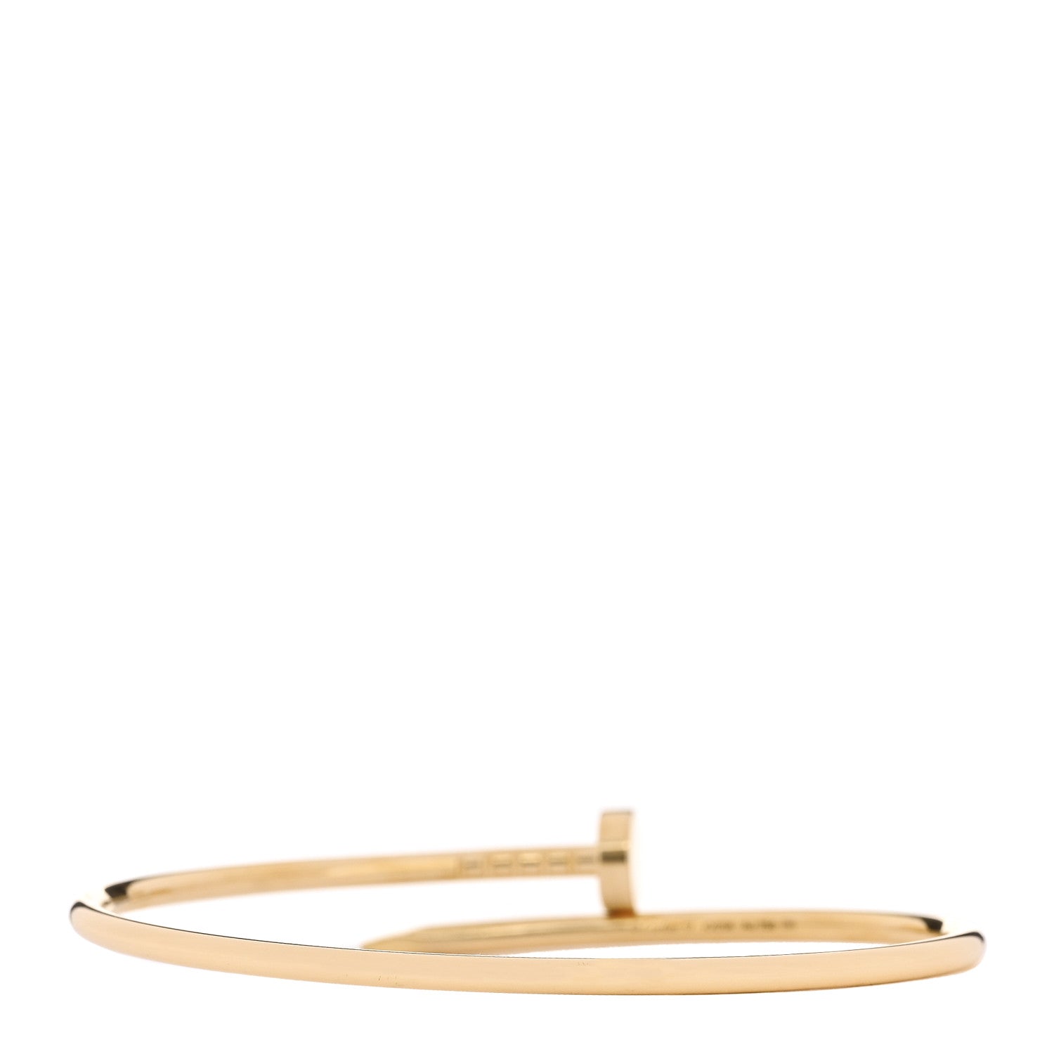 18K Yellow Gold Small Juste Un Clou Bracelet 17 — view 2