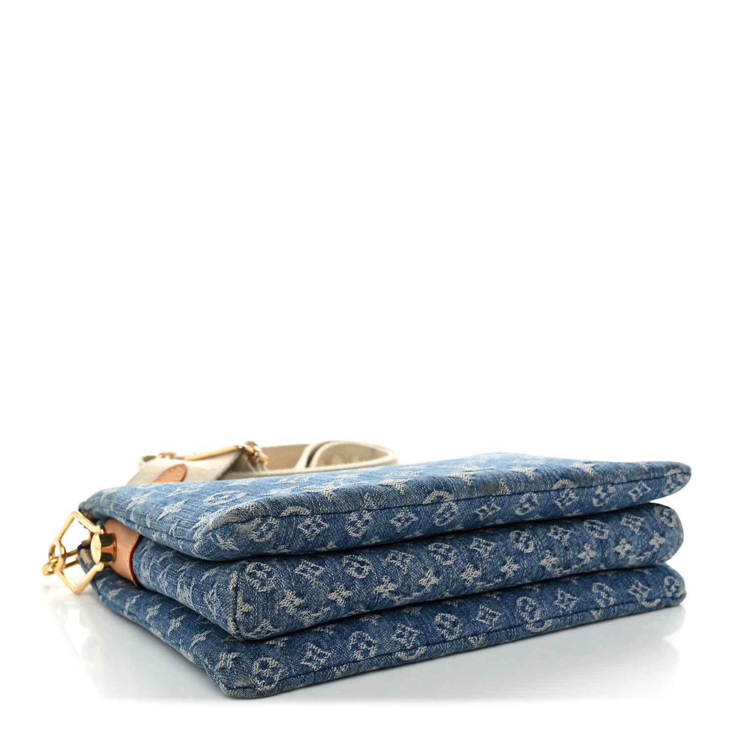 Monogram Denim Coussin PM Blue — view 4