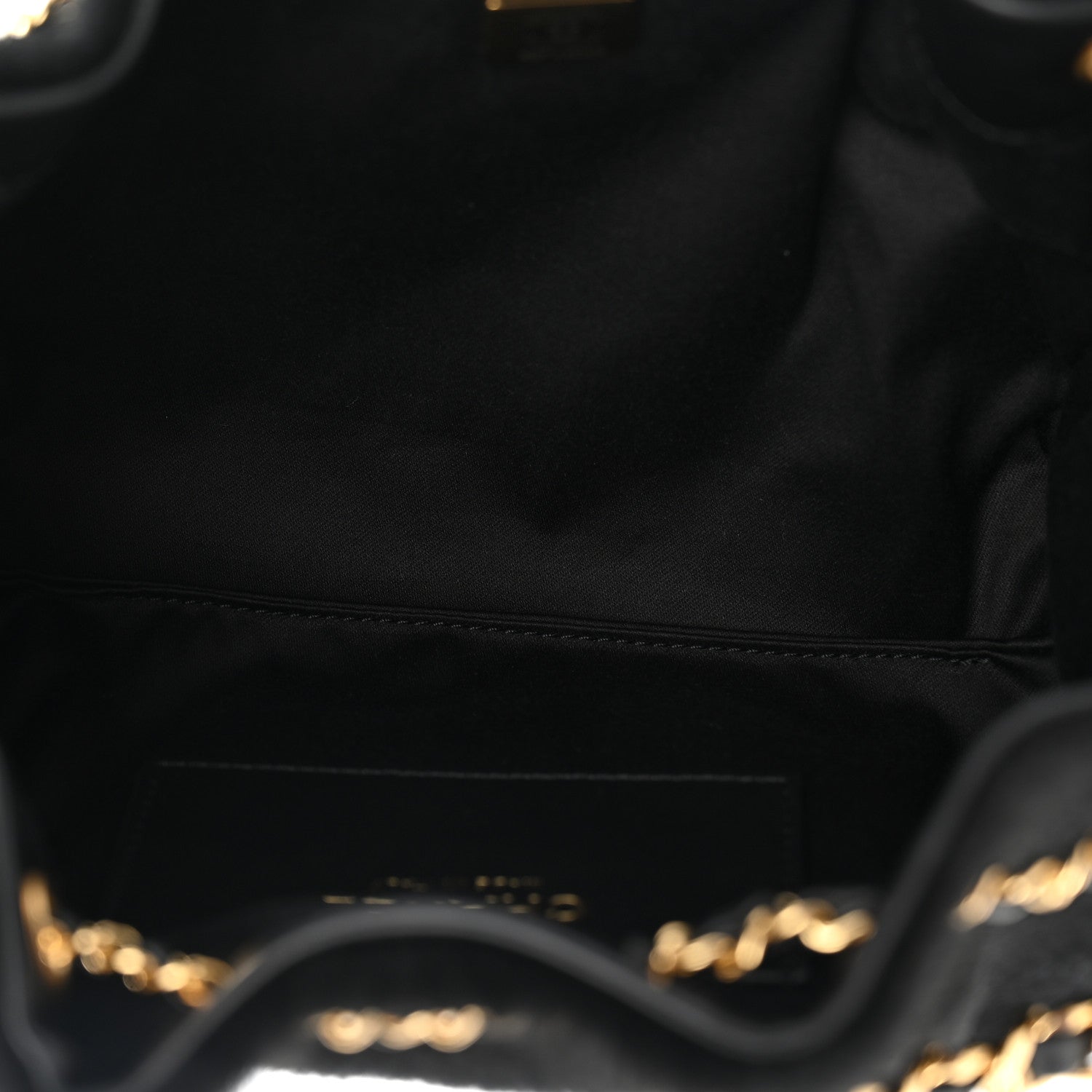 Pony Hair Mini Chanel 25 Handbag Black — view 5