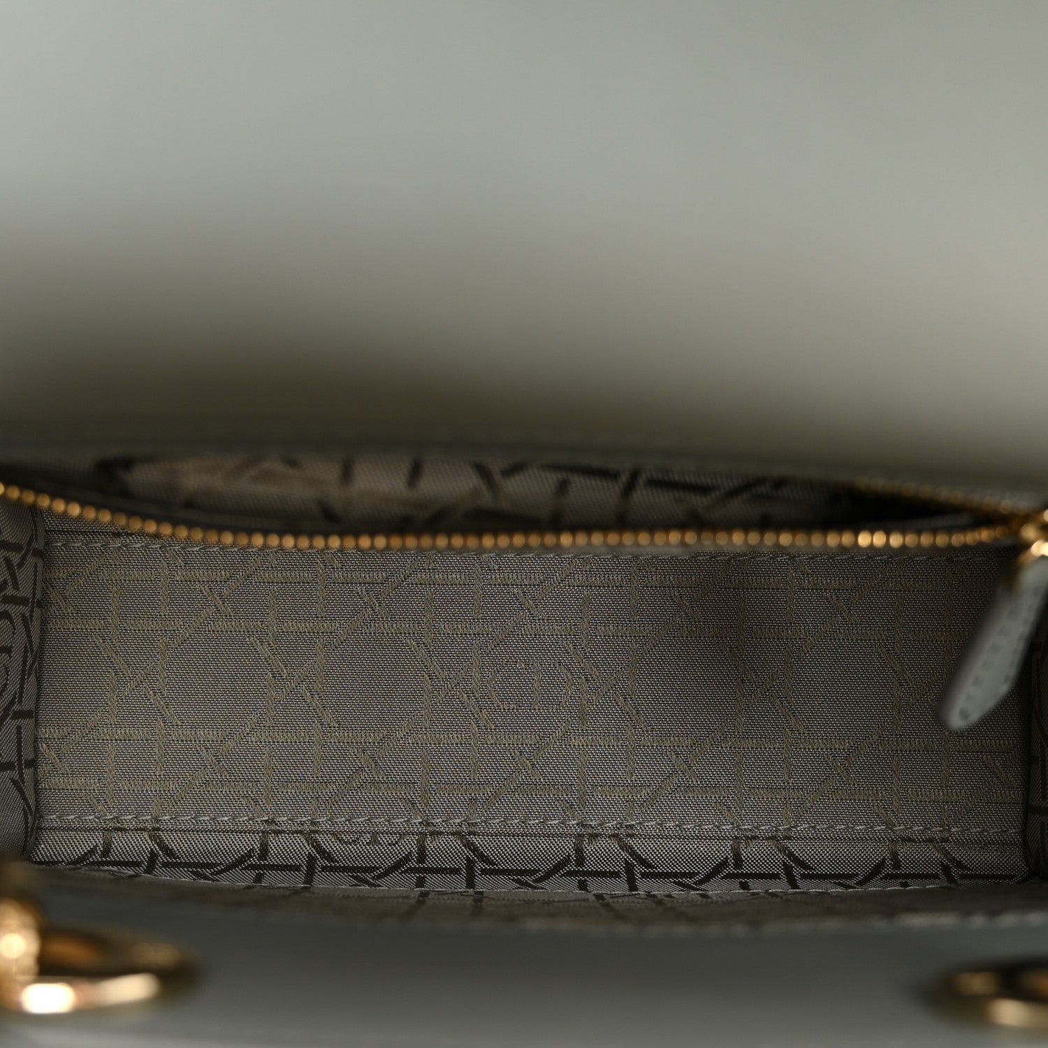 Lambskin Cannage Small My ABCDior Lady Dior Grey — view 5