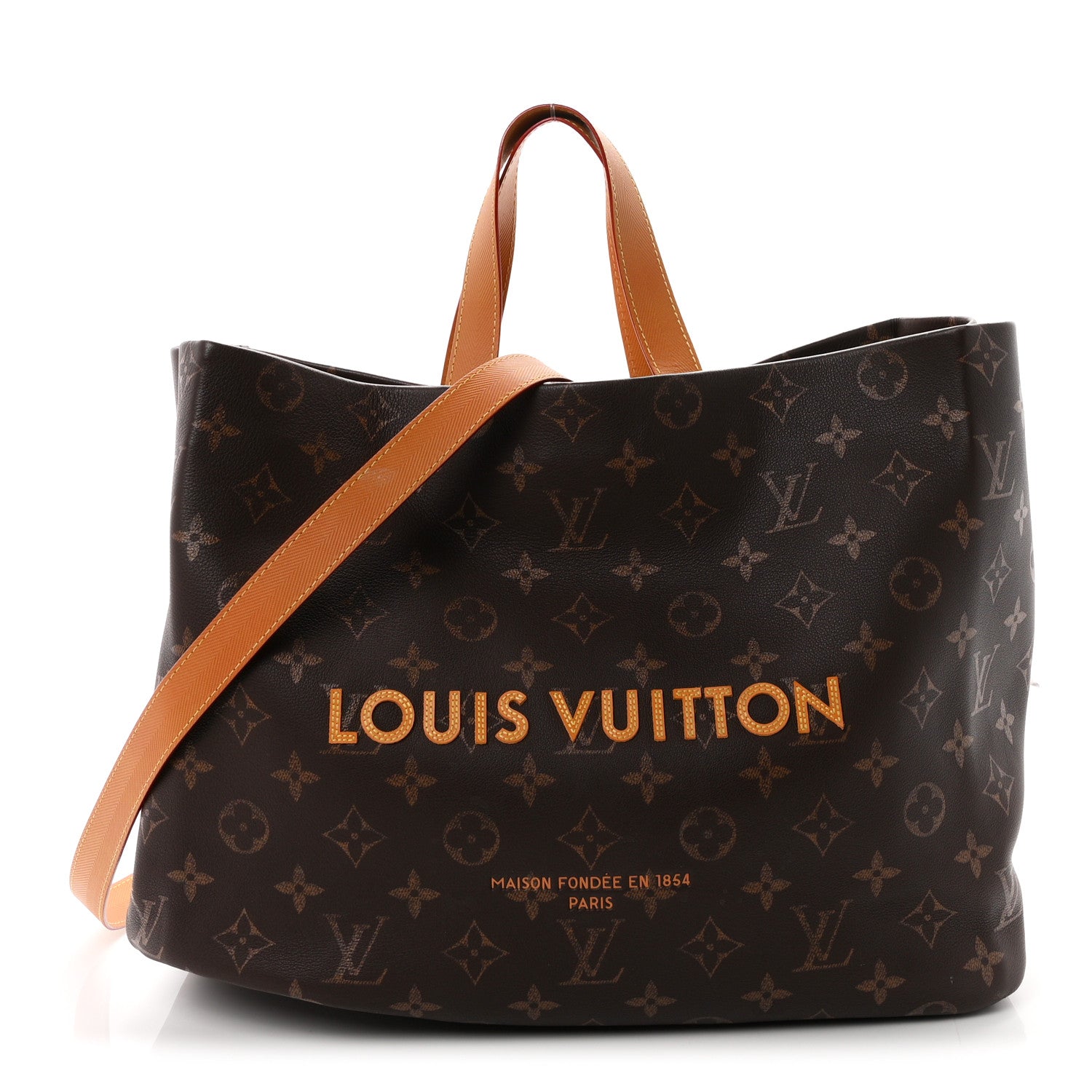 Calfskin Monogram Shopper Tote MM