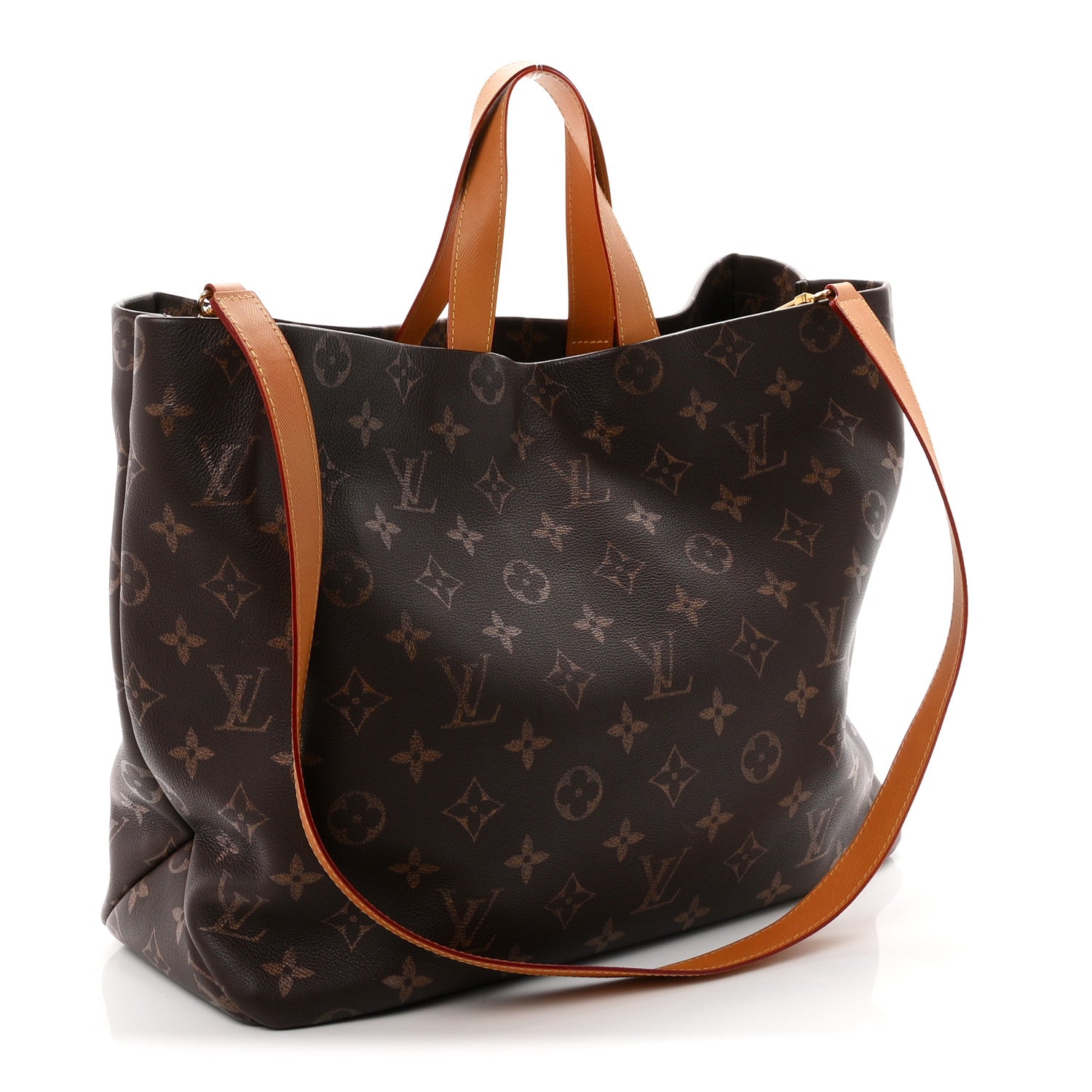 Calfskin Monogram Shopper Tote MM — view 3
