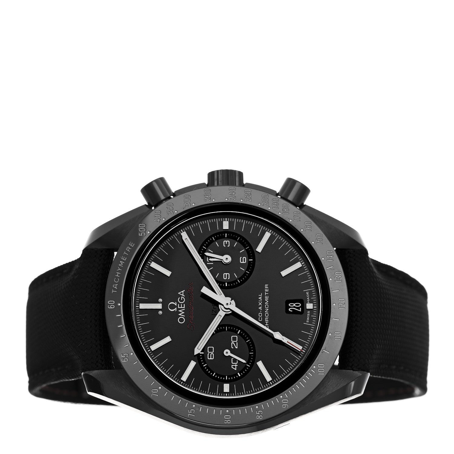 Ceramic Fabric 44.25mm Speedmaster Dark Side Of The Moon Chronograph Automatic Watch Black 311.92.44.51.01.007 — view 2