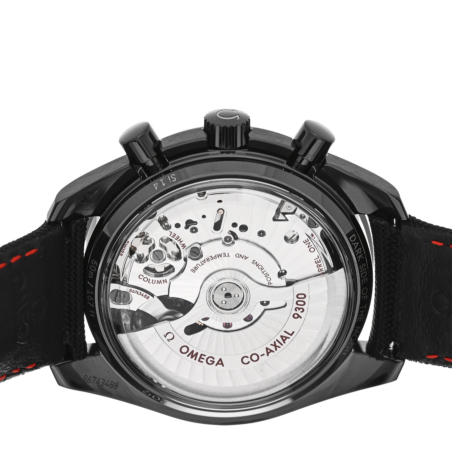 Ceramic Fabric 44.25mm Speedmaster Dark Side Of The Moon Chronograph Automatic Watch Black 311.92.44.51.01.007 — view 4