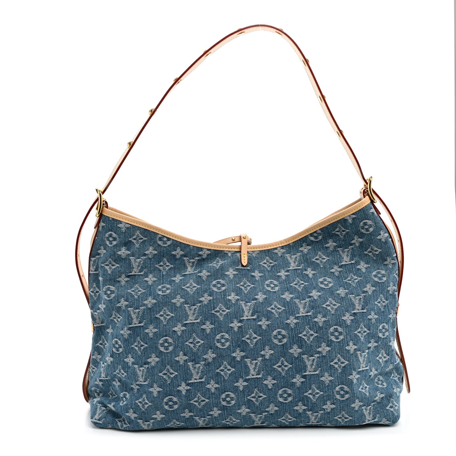 Monogram Denim CarryAll MM Blue
