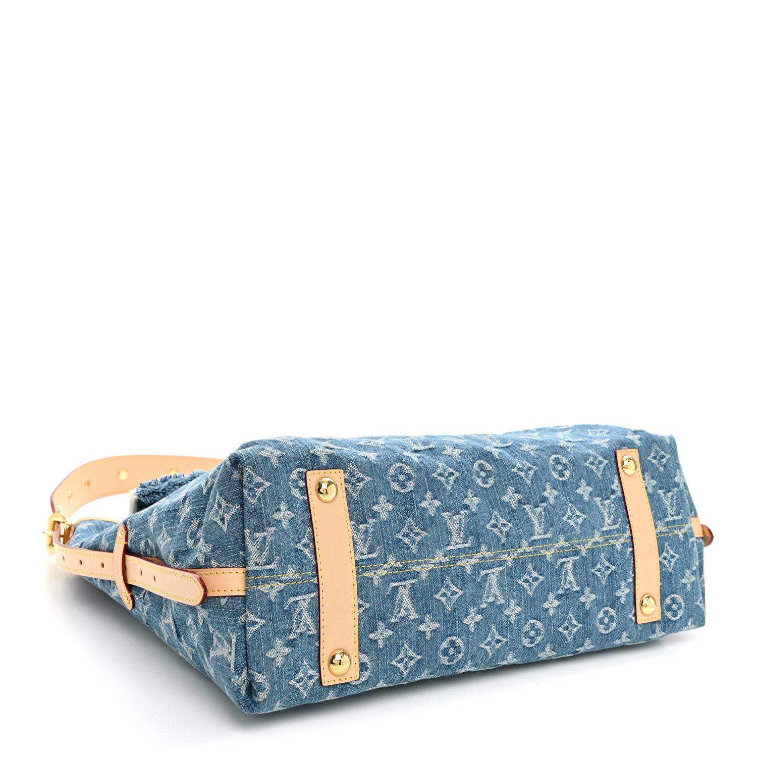 Monogram Denim CarryAll MM Blue — view 5