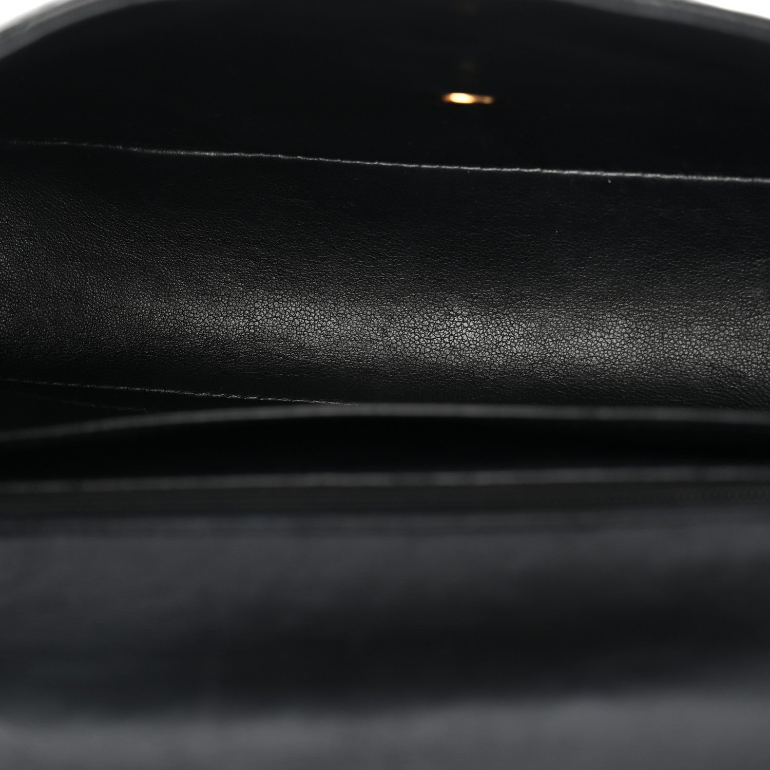Patent Quilted Medium Rectangular Kelly Flap Bag Black — view 5