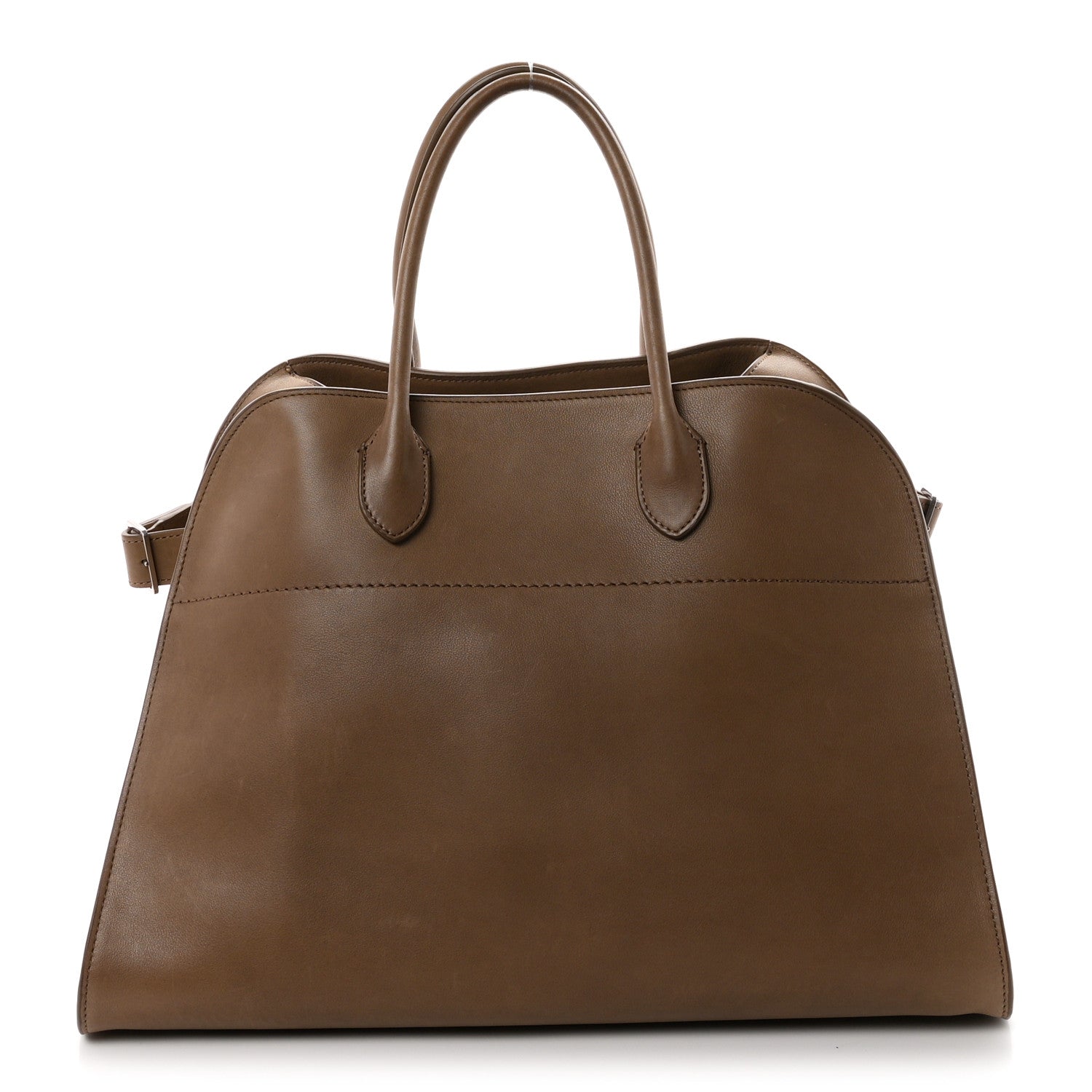 Polished Saddle Calfskin Soft Margaux 15 Mouse Grey