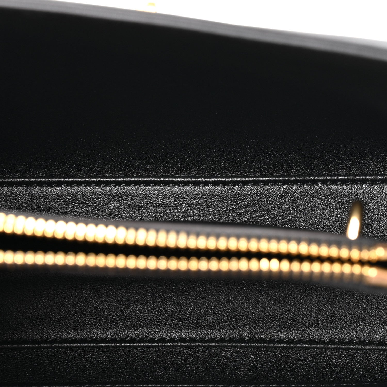 Satinated Calfskin Mini 16 Top Handle Bag Black — view 5