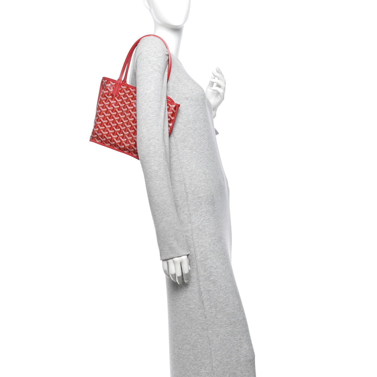 Goyardine Reversible Mini Anjou Red — view 2
