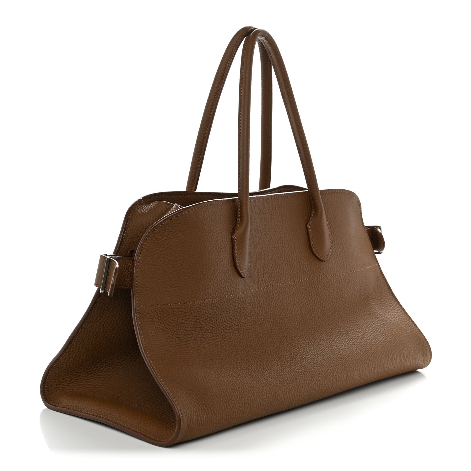 Grained Calfskin EW Margaux Rubber — view 3