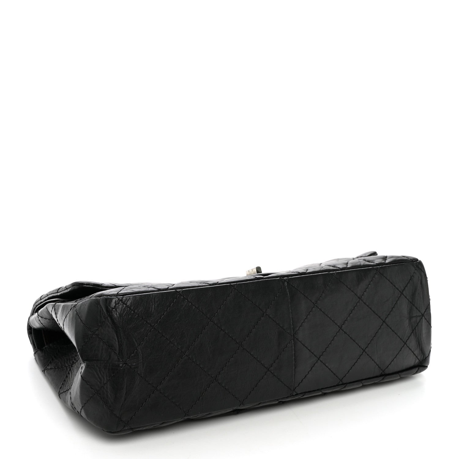 Aged Calfskin Quilted 2.55 Reissue 227 Flap Black — view 4