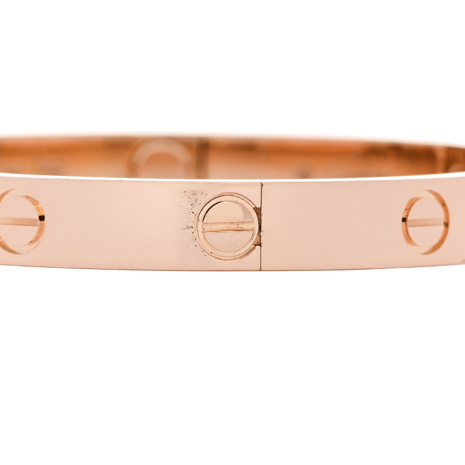 18K Pink Gold 4 Diamond LOVE Bracelet 17 — view 4