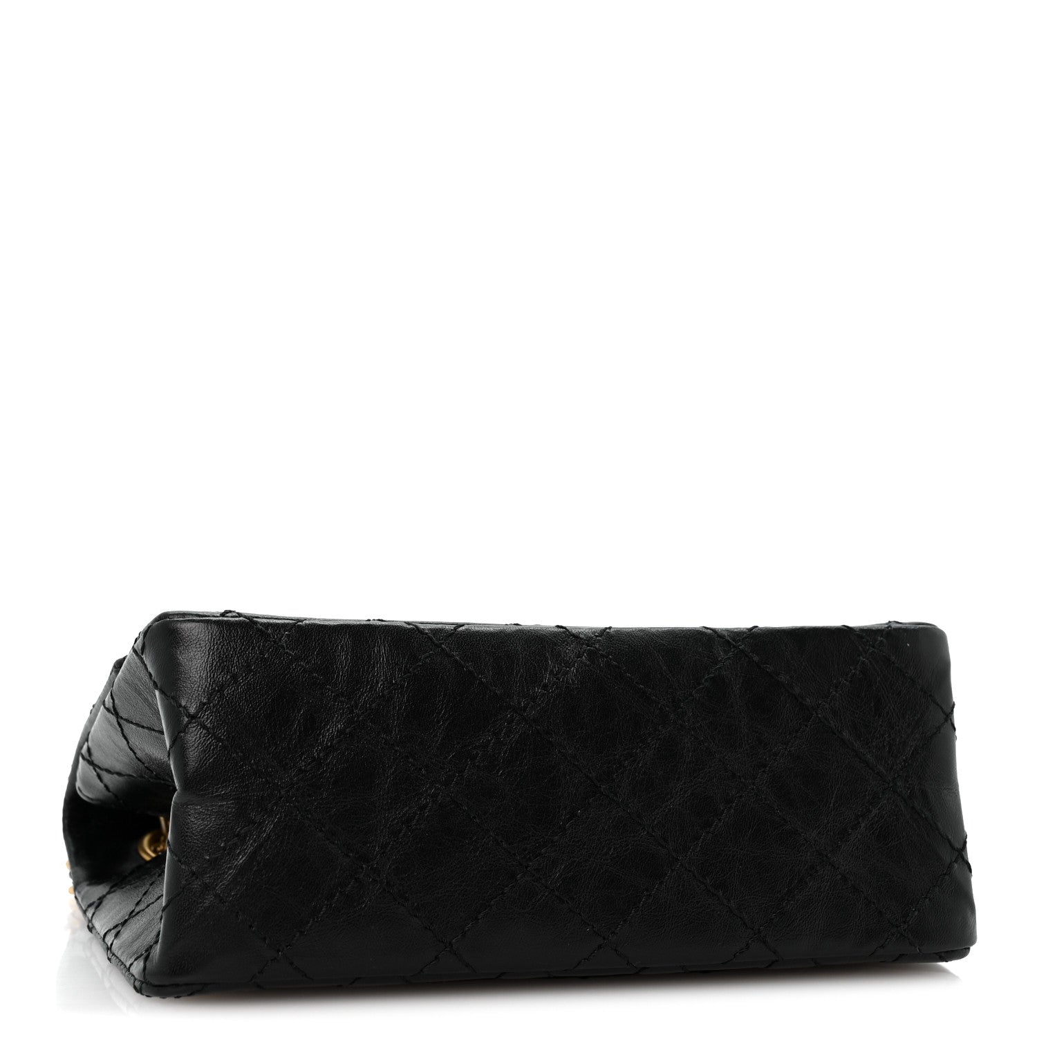 Aged Calfskin Quilted 2.55 Reissue Mini Flap Black — view 4