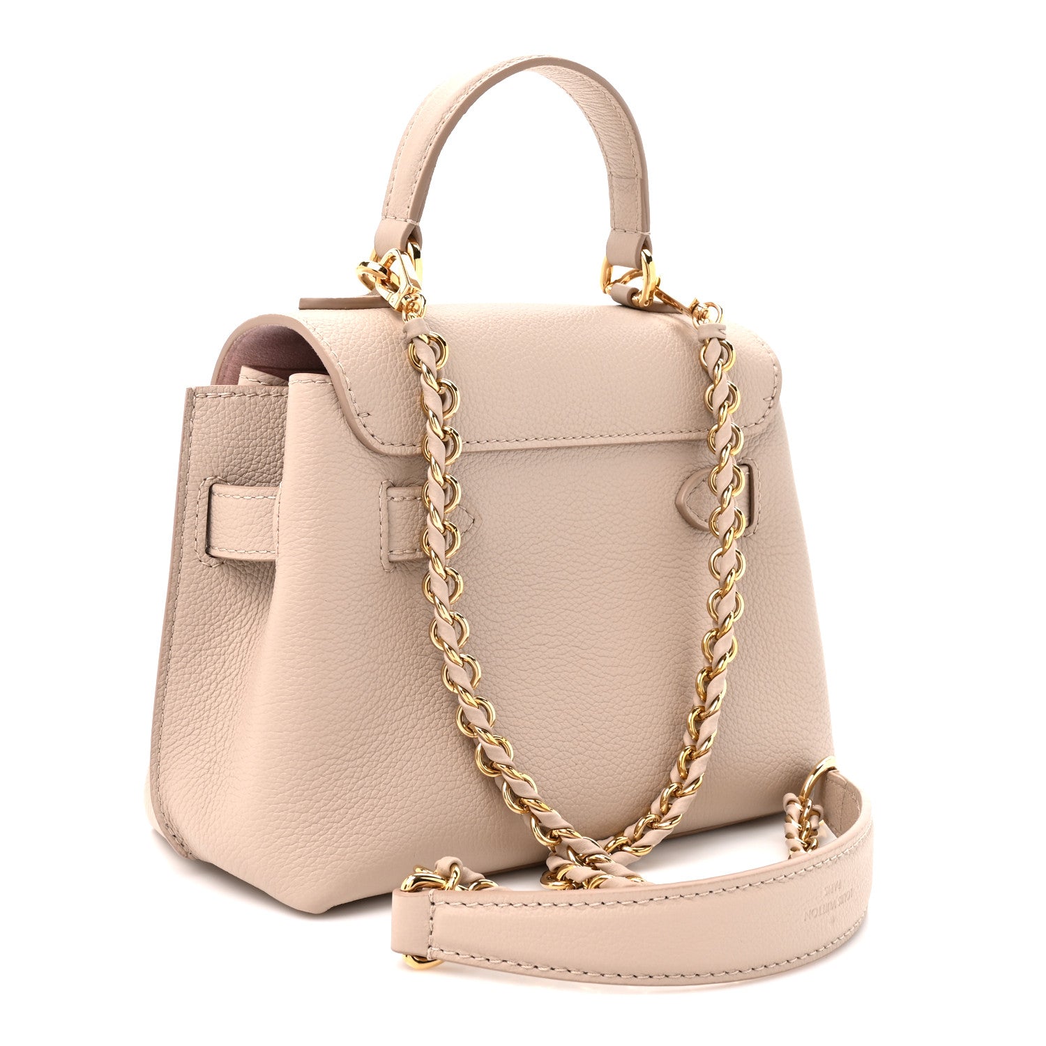 Soft Calfskin Mini Lockme Ever Greige — view 3