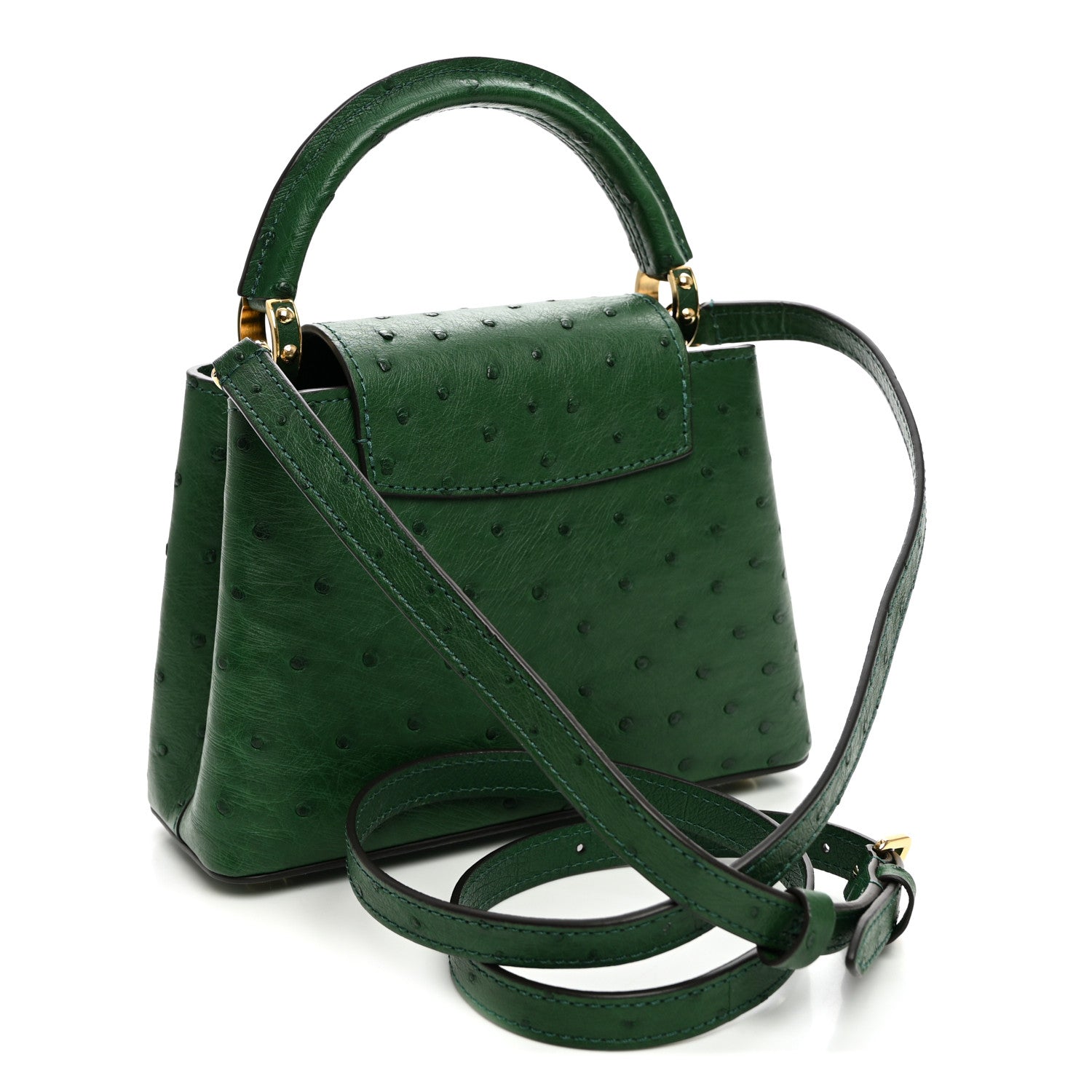 Ostrich Capucines Mini Mint — view 3