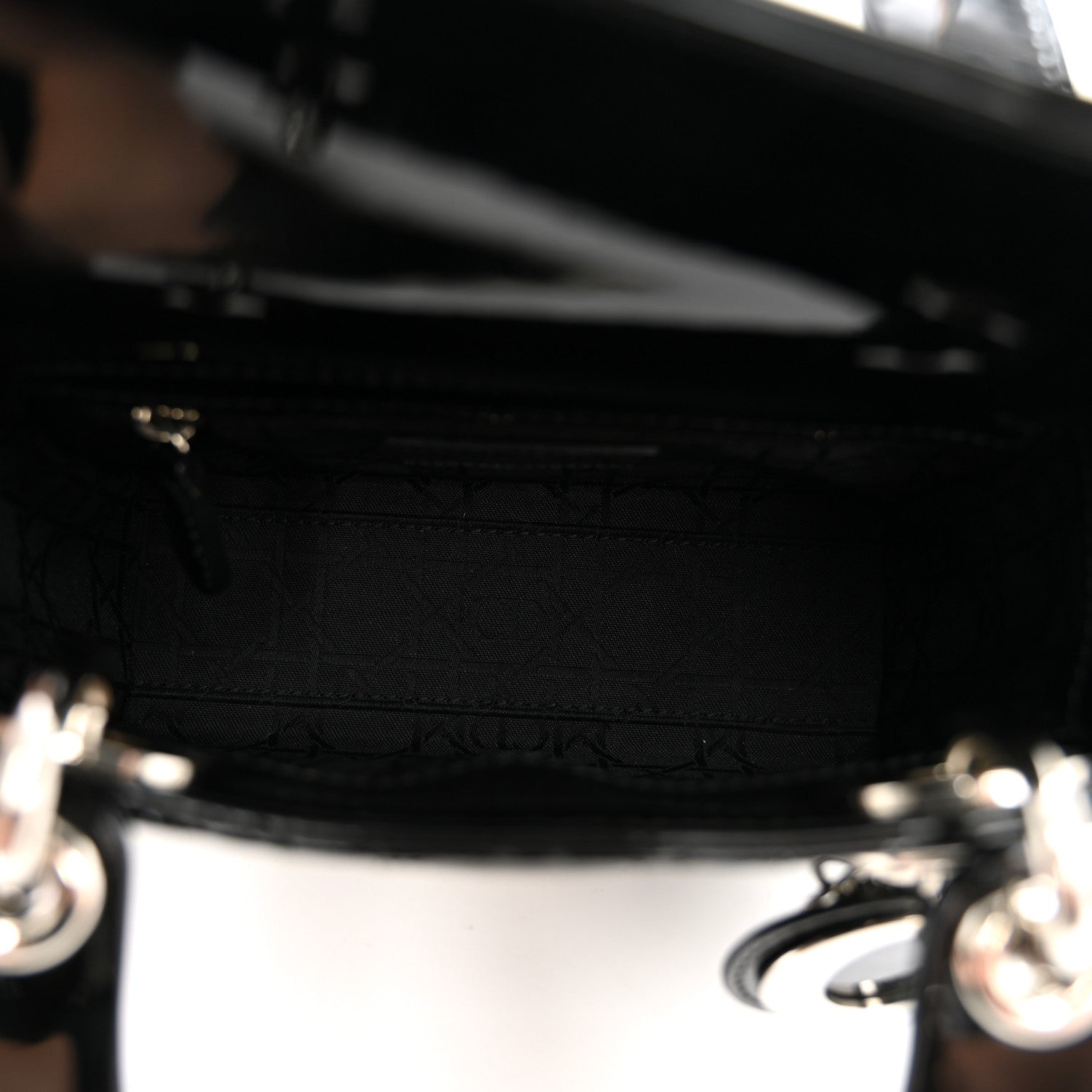 Patent Cannage Mini Lady Dior Black — view 4