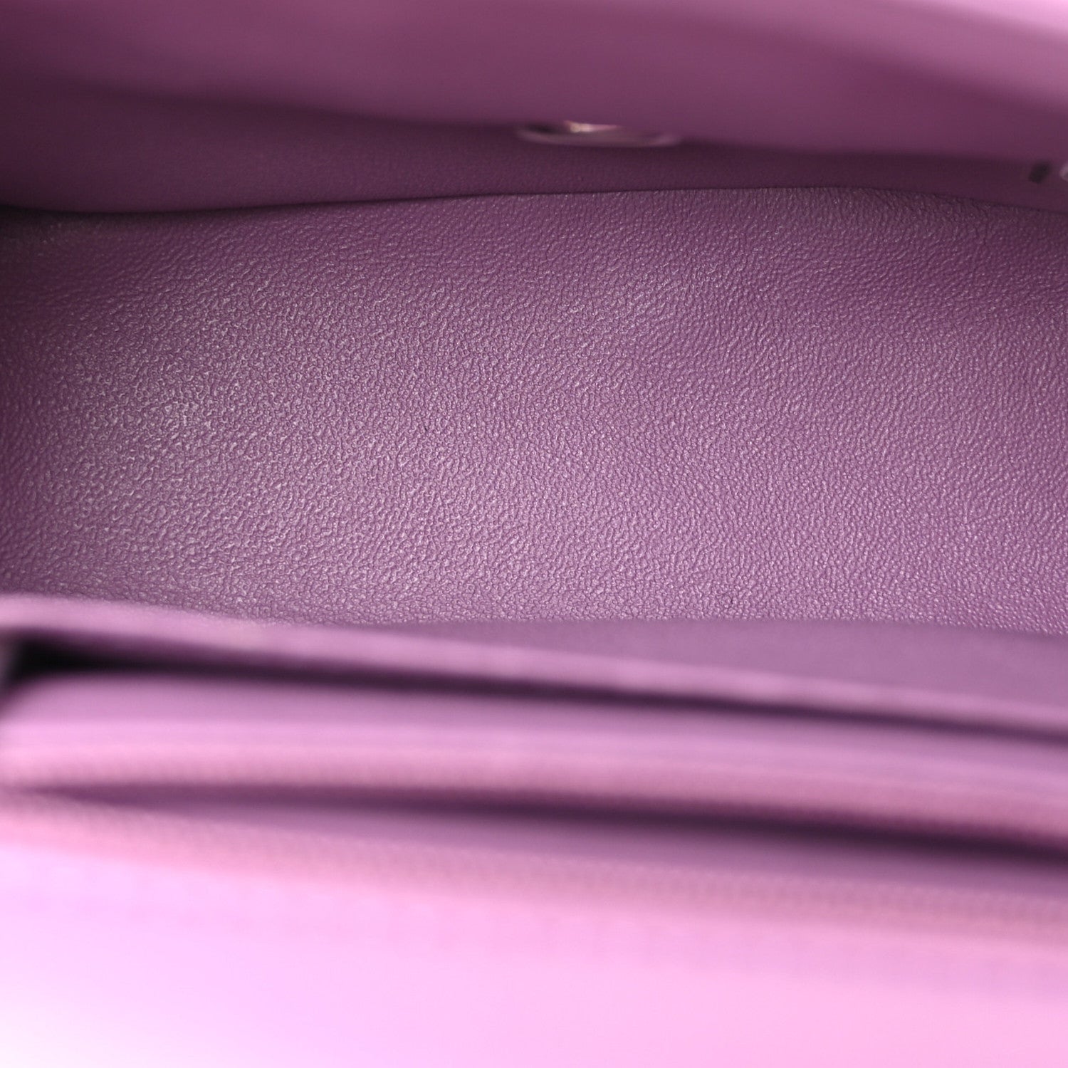 Lambskin Quilted Mini Square Flap Purple — view 5