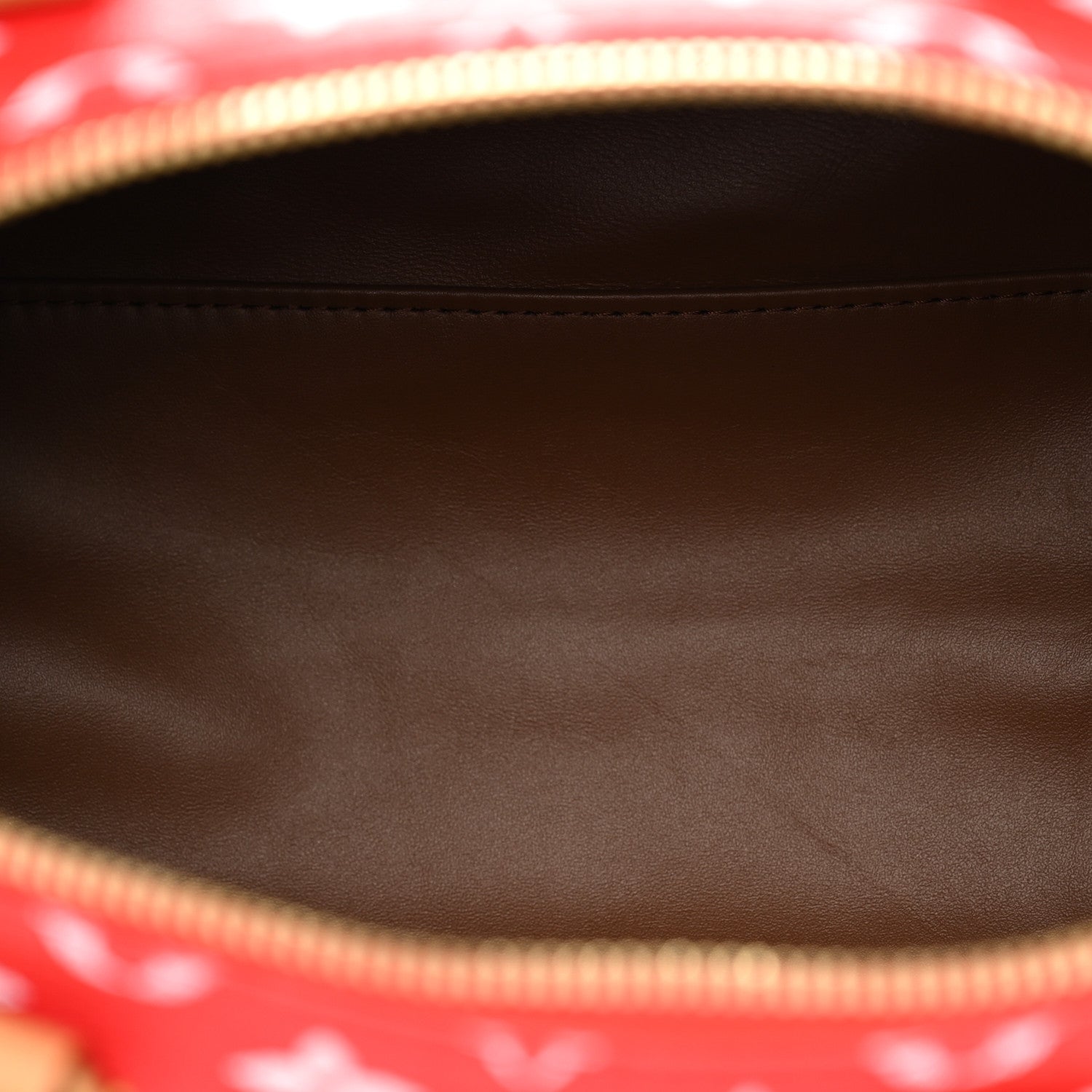 Soft Calfskin Monogram Speedy P9 Bandouliere 25 Red — view 5